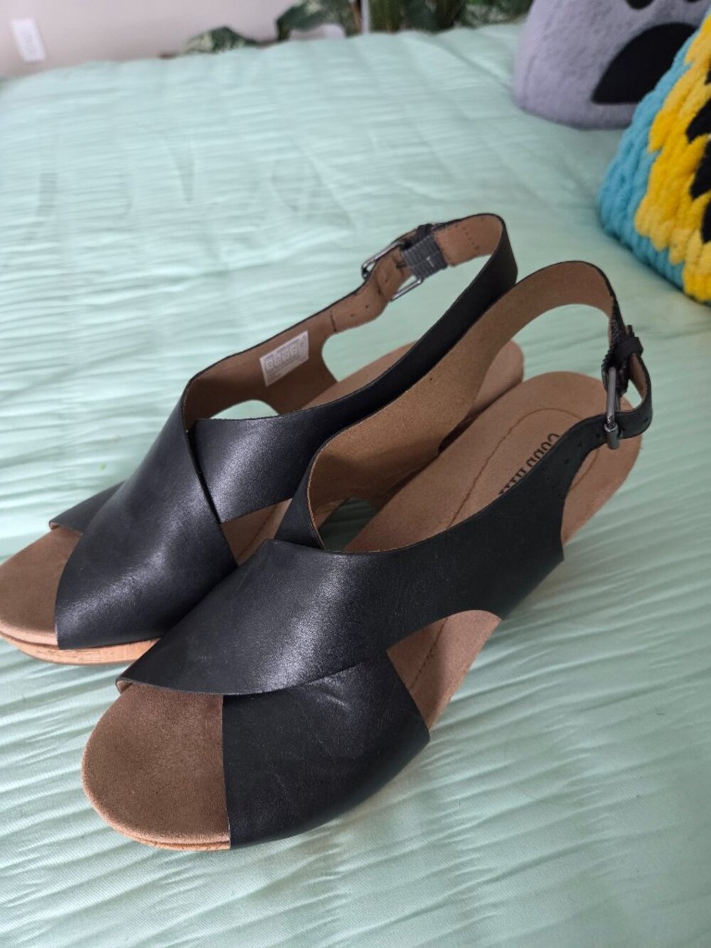 Leather Platform Sandals size 9